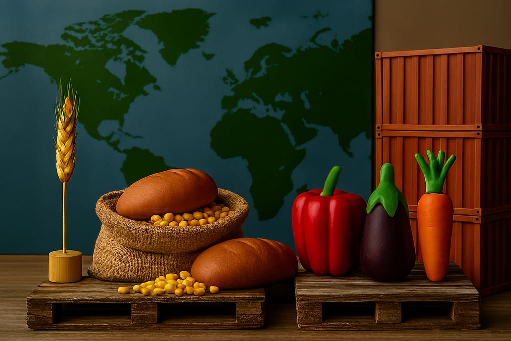 Friendshoring in global food supply chain network