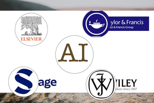 AI in Academic Publishing: Elsevier, Wiley, Taylor & Francis, and Sage Policies